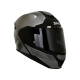 CASCO ABATIBLE SMK GULLWING PLANO GRIS