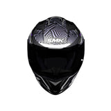 CASCO INTEGRAL SMK STELLAR FURY MA266C NEGRO+GRIS