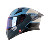 CASCO INTEGRAL SHAFT_PRO 612 DV EVO MYTH AZUL OSCURO Y CLARO