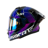 CASCO INTEGRAL XSPORTS X-162 AMPERIUM MORADO