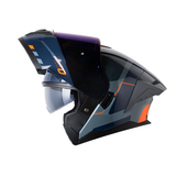 CASCO ABATIBLE HRO 3480DV_EVO NOSK GRIS+NARANJA
