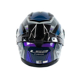 CASCO INTEGRAL LS2 FF806 CE-11 AZUL OSCURO+GRIS