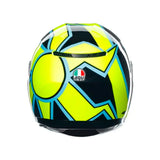 CASCO INTEGRAL AGV K3 SV ROSSI WT PHILLIP ISLA 2005 AMARILLO NEON
