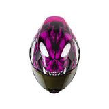 CASCO ABIERTO SHAFT 562 R TOXIC NEGRO+FUCSIA
