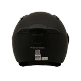 CASCO ABIERTO KONTROL 236 NEGRO MATE