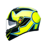 CASCO INTEGRAL AGV K3 SV ROSSI WT PHILLIP ISLA 2005 AMARILLO NEON