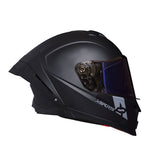 CASCO INTEGRAL XSPORTS X-162 PLANO NEGRO MATE