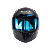 CASCO INTEGRAL SHAFT 504 NEGRO+AZUL VISOR IRIDIUM