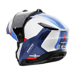 CASCO ABATIBLE SPARTAN GHOSTFIGHTER BLANCO+AZUL