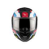 CASCO ABATIBLE MT FU404 SV ATOM 2 BAST A0 BLANCO+ROJO