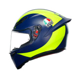 CASCO INTEGRAL AGV K1_S SOLELUNA 2 AZUL+AMARILLO NEON
