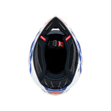 CASCO MULTIPROPÓSITO AIROH BANDIT HORN BLANCO+AZUL+ROJO