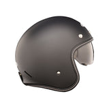 CASCO ABIERTO ZEUS 389 NEGRO MATE