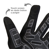 GUANTES ATOMIC RELOAD NEGRO+ROJO