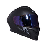 CASCO INTEGRAL XSPORTS X-162 PLANO NEGRO MATE