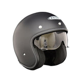 CASCO ABIERTO ZEUS 389 NEGRO MATE