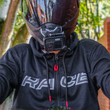 CHOMPA DE PROTECCIÓN PIGMALION RACE NEGRO MASCULINA