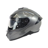 CASCO INTEGRAL SMK TYPHOON PLANO GRIS BRILLANTE ANTHRACITE