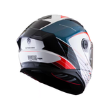 CASCO INTEGRAL SPARTAN DIM BLANCO+AZUL+ROJO