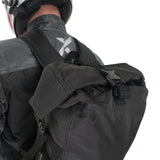 MORRAL NEGRO+GRIS TIPO DRY BAG 26 LT.