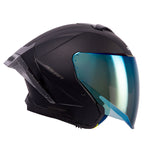 CASCO ABIERTO SHAFT 246 NEGRO+GRIS OSCURO