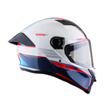 CASCO INTEGRAL SPARTAN FENIX SLAB BLANCO+AZUL