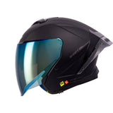 CASCO ABIERTO SHAFT 246 NEGRO+GRIS OSCURO