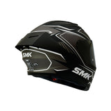 CASCO INTEGRAL SMK STELLAR ADOX MA266 NEGRO MATE+GRIS
