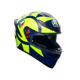CASCO INTEGRAL AGV K1_S SOLELUNA 2 AZUL+AMARILLO NEON