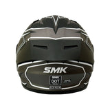 CASCO INTEGRAL SMK STELLAR ADOX MA266 NEGRO MATE+GRIS