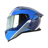 CASCO INTEGRAL SHAFT 598 GTR SPEEDOU AZUL+AZUL OSCURO