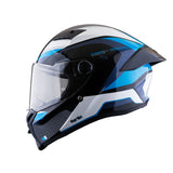 CASCO INTEGRAL SPARTAN FENIX TURBULENCE B7 BLANCO+AZUL