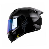 CASCO INTEGRAL SHAFT 560 EVO PLANO NEGRO BRILLO+ VISOR AZUL
