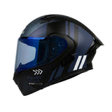 CASCO ABATIBLE 3120 WRAP NEGRO+AZUL