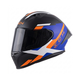 CASCO INTEGRAL ICH 503 NASUS AZUL+NARANJA