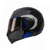 CASCO ABATIBLE ICH 3110 KHAM NEGRO+GRIS+AZUL
