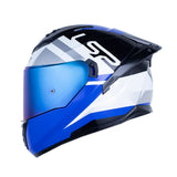 CASCO INTEGRAL LS2 FF806 SEVEN BLANCO+AZUL