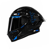 CASCO ABATIBLE ICH 3120 TOPORIDER NEGRO+AZUL