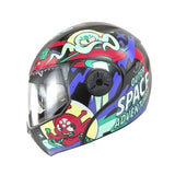 CASCO ABATIBLE ICH 3110_S ASTRO FIGH NEGRO+ROJO