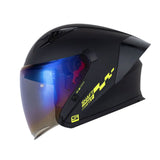 CASCO ABIERTO SHAFT 226 GT PLANO NEGRO+AMARILLO