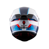 CASCO INTEGRAL SPARTAN FENIX SLAB BLANCO+AZUL