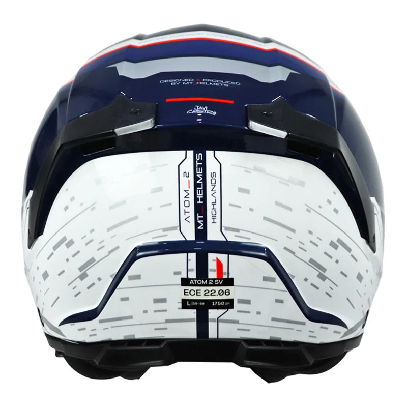 CASCO ABATIBLE MT FU404 SV ATOM 2 HIGHLANDS D5 BRILLO