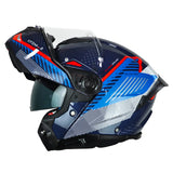 CASCO ABATIBLE ATOM 2 SV STRIKER C7 BRILLO