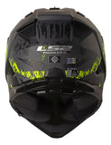 CASCO MULTIPROPÓSITO LS2 MX702 CRAZY NEGRO+AMARILLO NEÓN