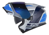 CASCO ABATIBLE HRO 3440DV THE TIDE GRIS+AZUL
