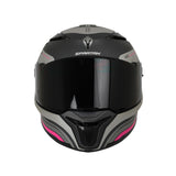 CASCO INTEGRAL SPARTAN PANTHER SV TRIBUTE D18 GRIS+FUCSIA