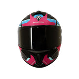 CASCO INTEGRAL SPARTAN DRAKEN S SUN RAY B8 AZUL+MORADO