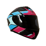 CASCO INTEGRAL SPARTAN DRAKEN S SUN RAY B8 AZUL+MORADO