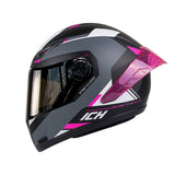 CASCO INTEGRAL ICH 501 SP BRAZUK NEGRO+GRIS+FUCSIA