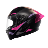 CASCO ABATIBLE 3130 ORIKA NEGRO+FUCSIA